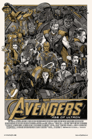 Illustration for article titled This Avengers: Age of Ultron Poster Perfectly Represents That Manic Marvel Movie